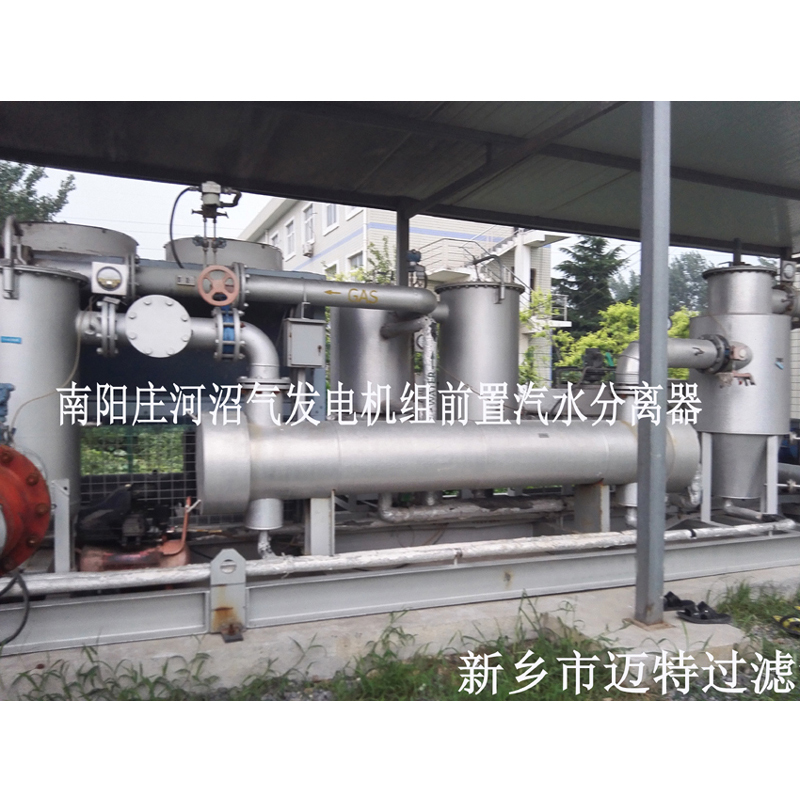 河南南陽垃圾沼氣發(fā)電廠燃燒機前氣體處理模塊，